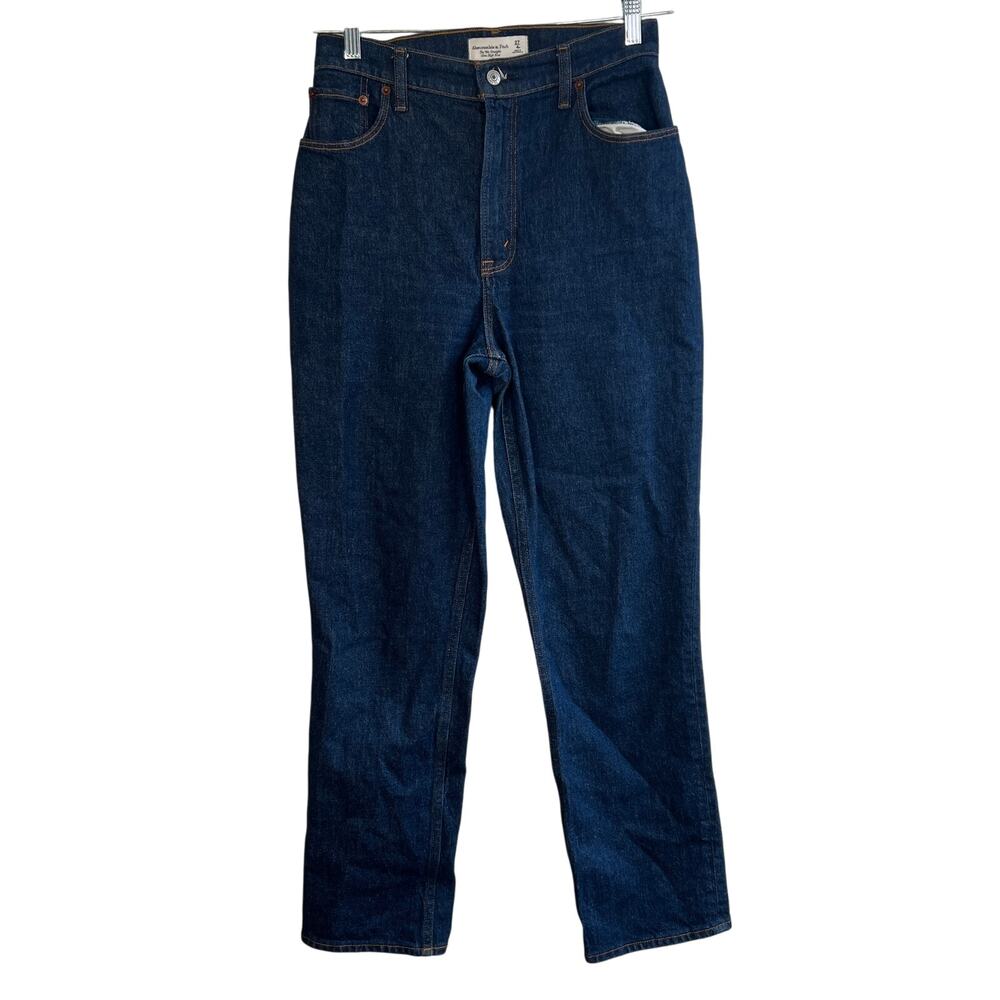 Abercrombie & Fitch Curve Love Ultra High Rise The 90s Straight Jean sz 27 - Picture 2 of 11